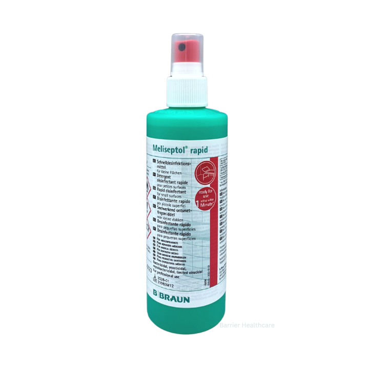 B.Braun Meliseptol-Rapid Surface Disinfectant 250ml Spray | Barrier ...